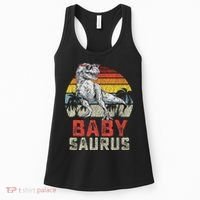 Babysaurus T Rex Dinosaur Baby Saurus Family Matching Women's Tank Top thumb 0