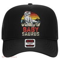 Babysaurus T Rex Dinosaur Baby Saurus Family Matching Hat thumb 0