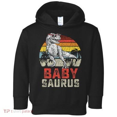 Babysaurus T Rex Dinosaur Baby Saurus Family Matching Toddler Hoodie