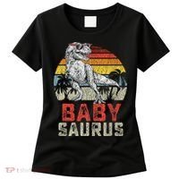 Babysaurus T Rex Dinosaur Baby Saurus Family Matching Women's T-Shirt thumb 0