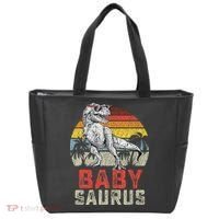 Babysaurus T Rex Dinosaur Baby Saurus Family Matching Tote Bag thumb 0