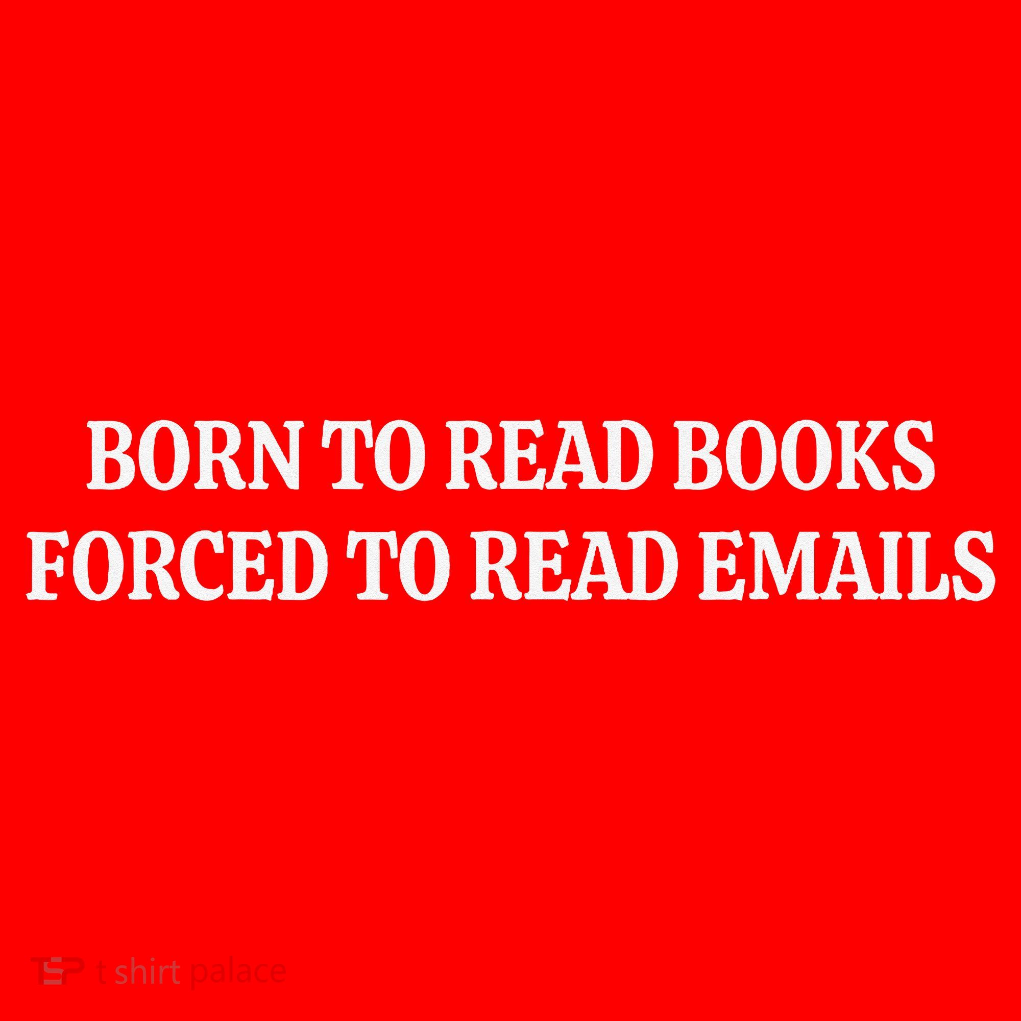 Born To Read Books Forced To Read Emails Santa Hat
