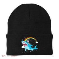 Boston Terrier Riding Shark Beanie thumb 0