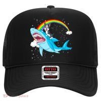 Boston Terrier Riding Shark Hat thumb 0
