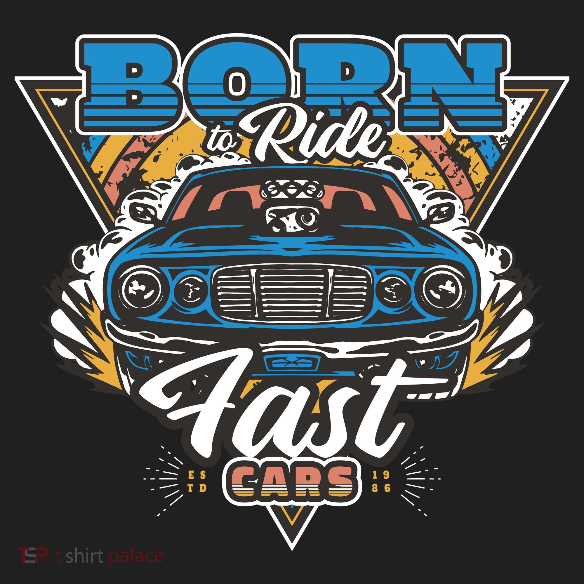 Born To Ride Fast Cars Beanie