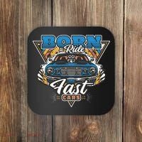 Born To Ride Fast Cars Coaster thumb 0