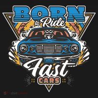 Born To Ride Fast Cars Mousepad thumb 1