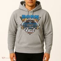 Born To Ride Fast Cars Hoodie thumb 2