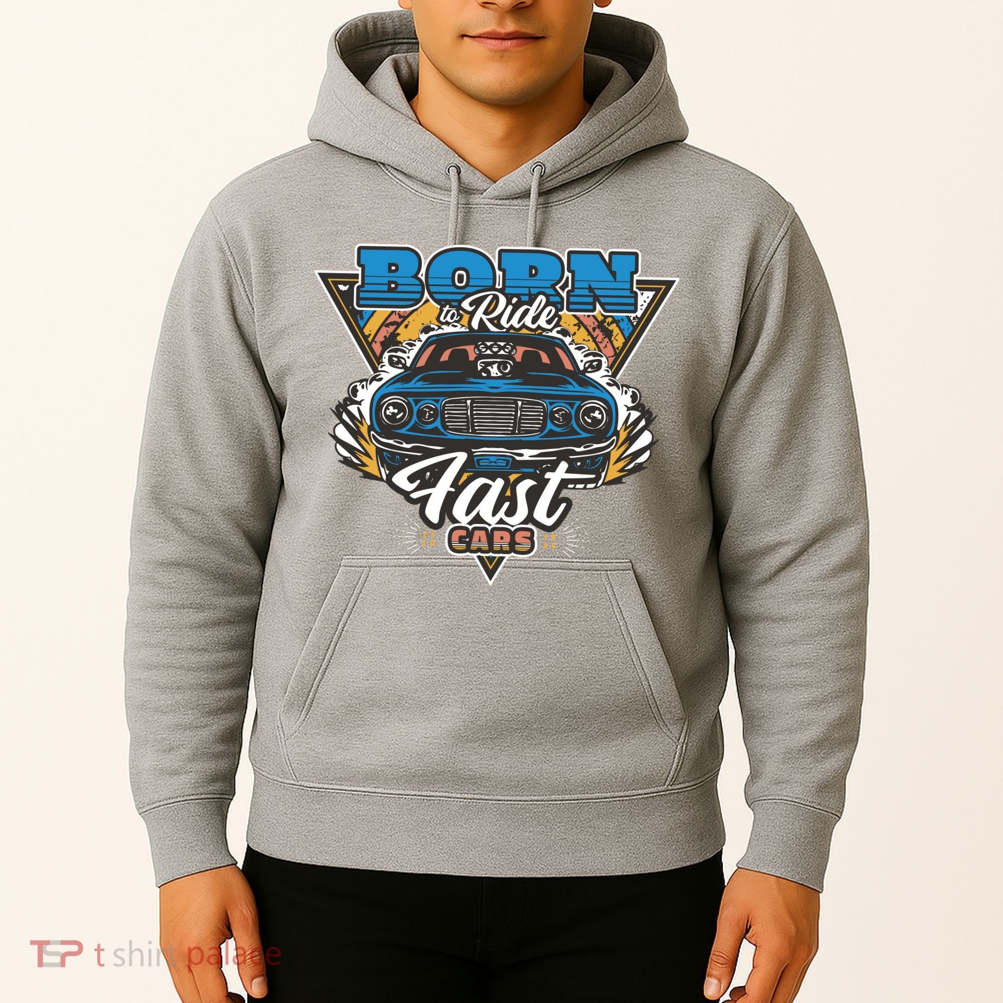 Born To Ride Fast Cars Hoodie