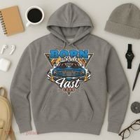Born To Ride Fast Cars Hoodie thumb 3