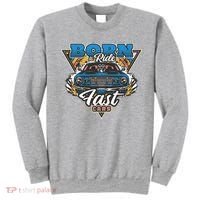 Born To Ride Fast Cars Sweatshirt thumb 0