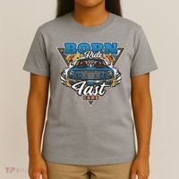 Born To Ride Fast Cars T-Shirt thumb 4