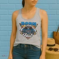 Born To Ride Fast Cars Women's Tank Top thumb 2