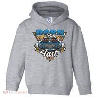Born To Ride Fast Cars Toddler Hoodie thumb 0