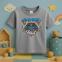 Born To Ride Fast Cars Toddler T-Shirt thumb 3