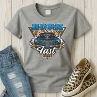 Born To Ride Fast Cars Women's T-Shirt thumb 3