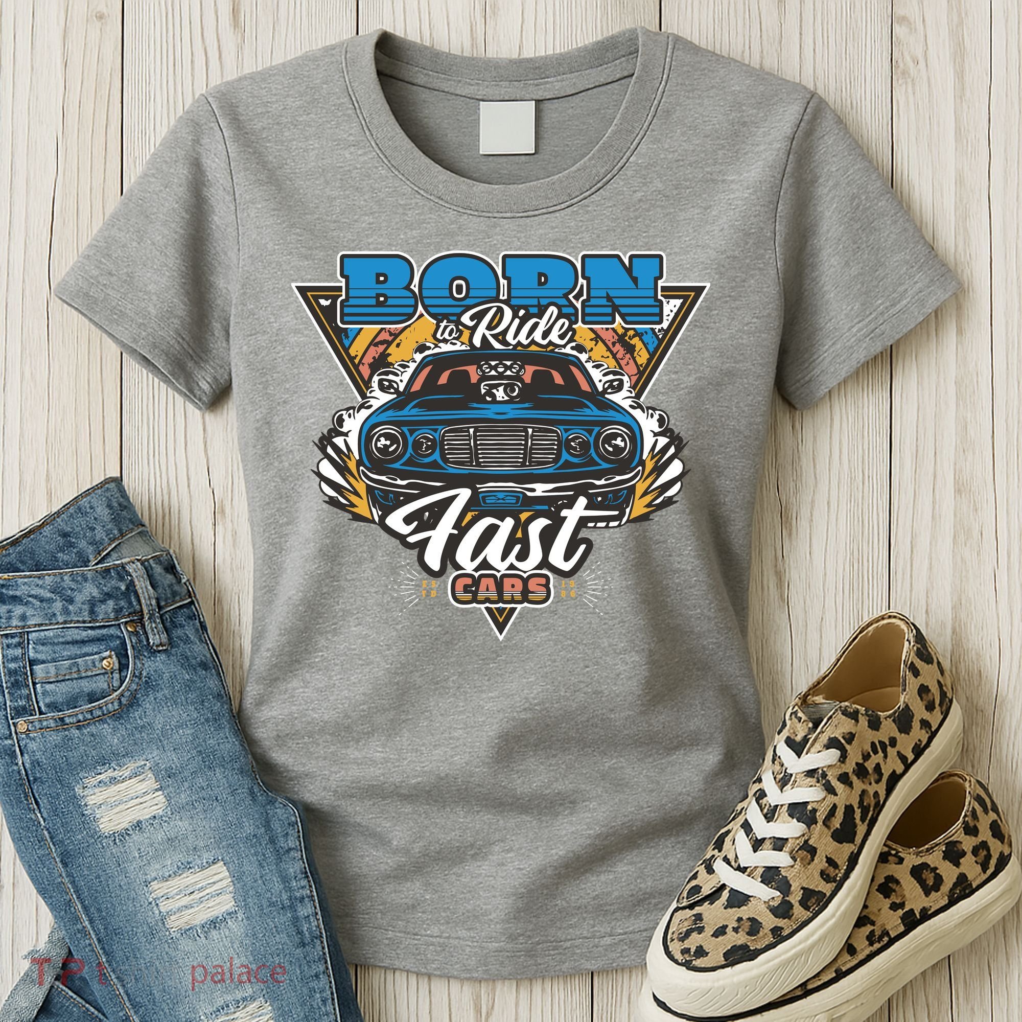 Born To Ride Fast Cars Women's T-Shirt