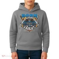 Born To Ride Fast Cars Kids Hoodie thumb 4