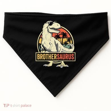 Brothersaurus T Rex Dinosaur Brother Saurus Family Matching USA-Made Doggie Bandana