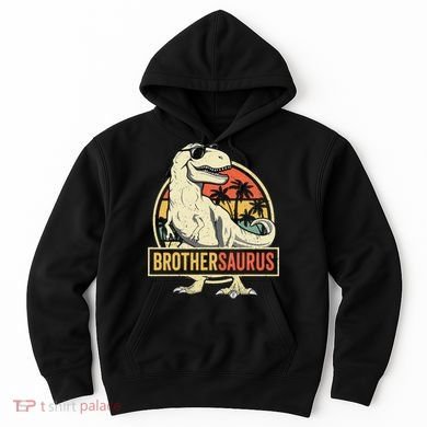 Brothersaurus T Rex Dinosaur Brother Saurus Family Matching Hoodie