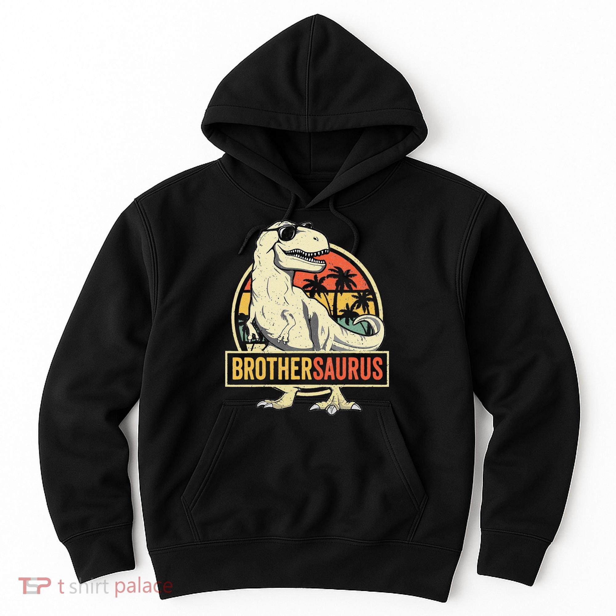 Brothersaurus T Rex Dinosaur Brother Saurus Family Matching Hoodie