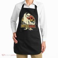 Brothersaurus T Rex Dinosaur Brother Saurus Family Matching Apron thumb 2