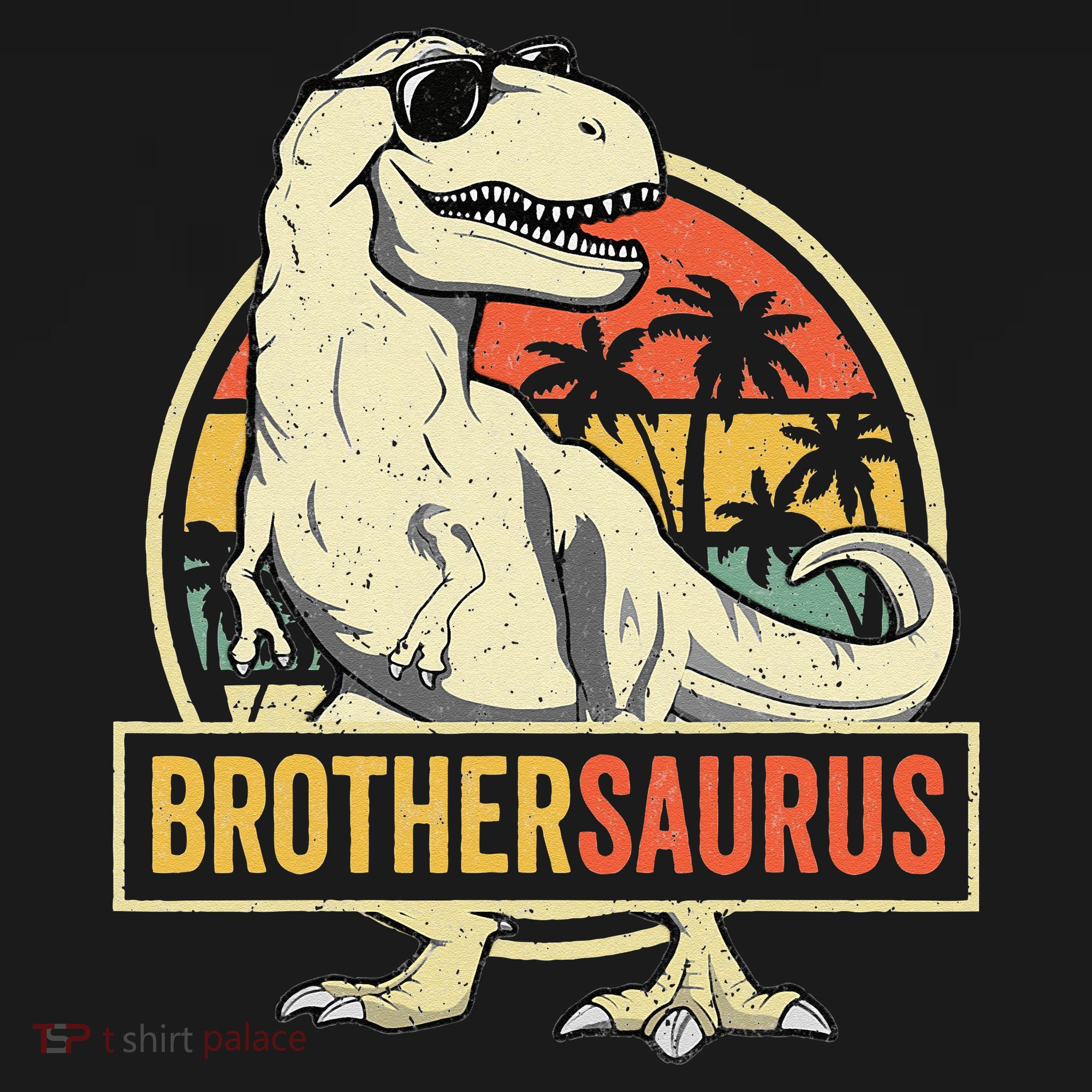 Brothersaurus T Rex Dinosaur Brother Saurus Family Matching Apron