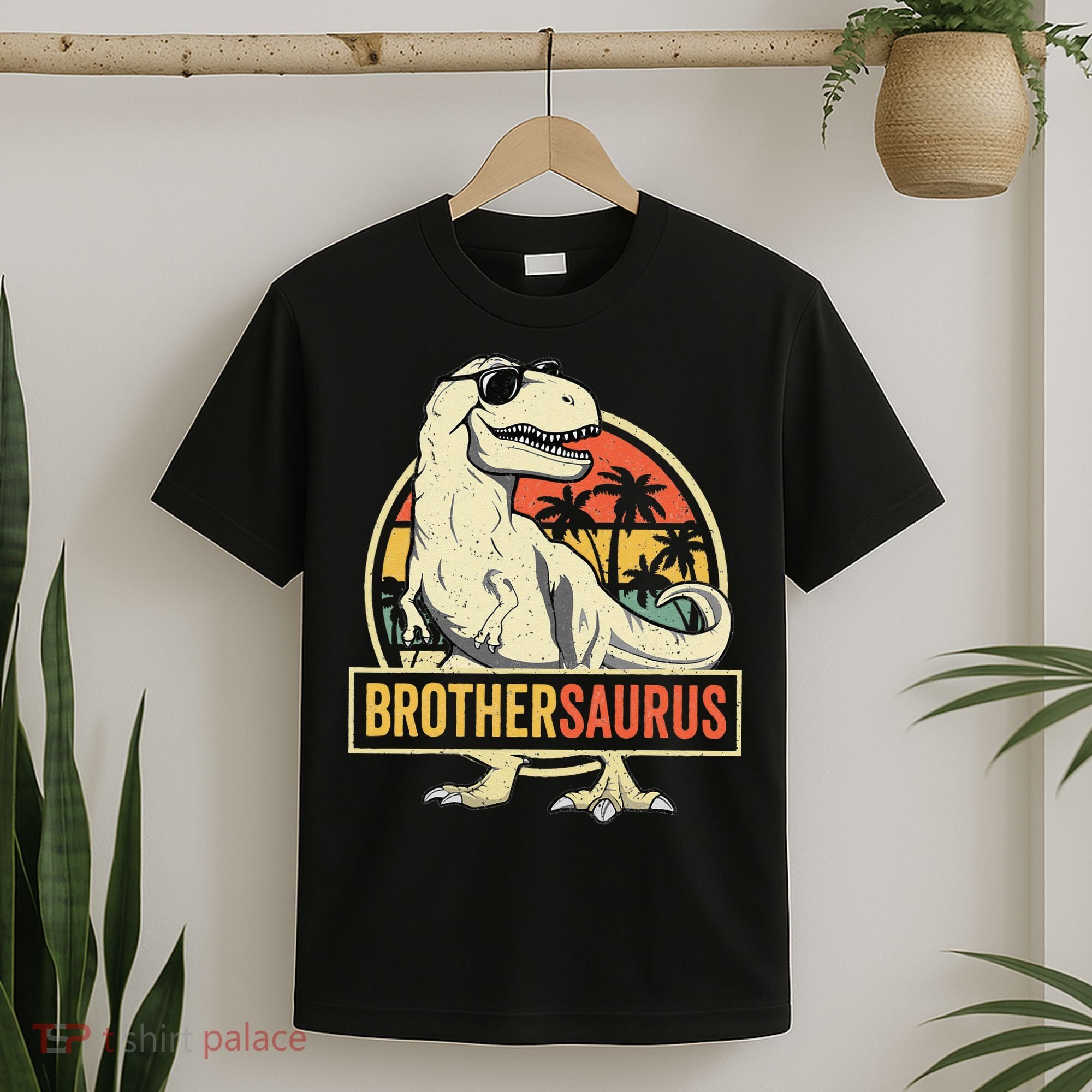 Brothersaurus T Rex Dinosaur Brother Saurus Family Matching T-Shirt