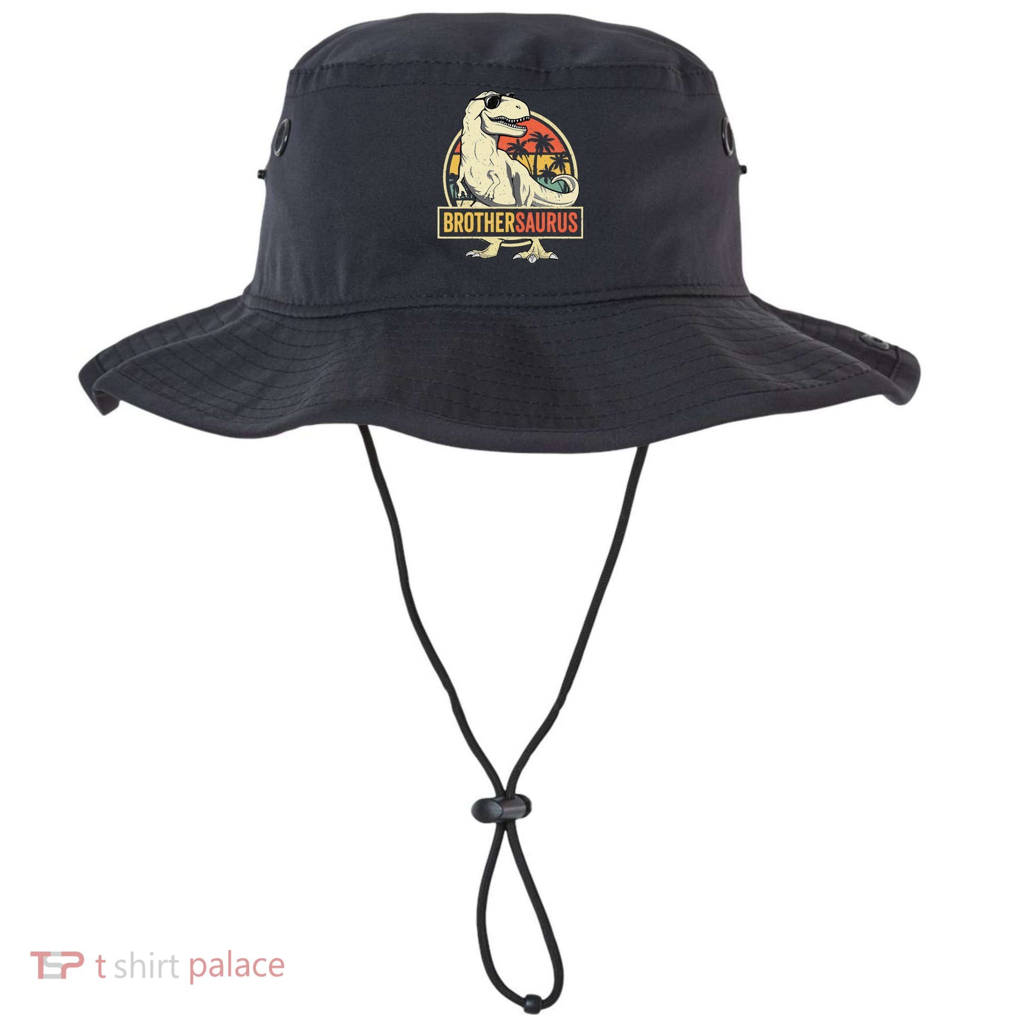 Brothersaurus T Rex Dinosaur Brother Saurus Family Matching Bucket Hat