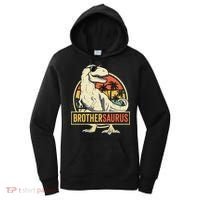 Brothersaurus T Rex Dinosaur Brother Saurus Family Matching Women's Hoodie thumb 0
