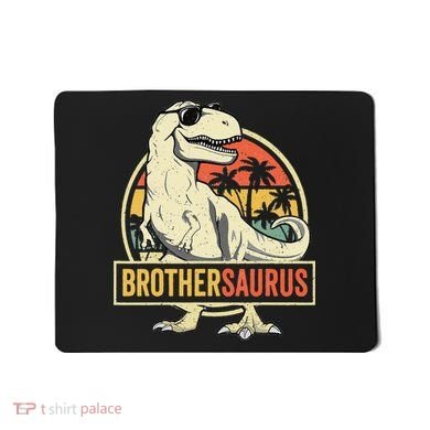 Brothersaurus T Rex Dinosaur Brother Saurus Family Matching Mousepad
