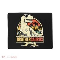 Brothersaurus T Rex Dinosaur Brother Saurus Family Matching Mousepad thumb 0