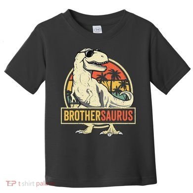 Brothersaurus T Rex Dinosaur Brother Saurus Family Matching Toddler T-Shirt