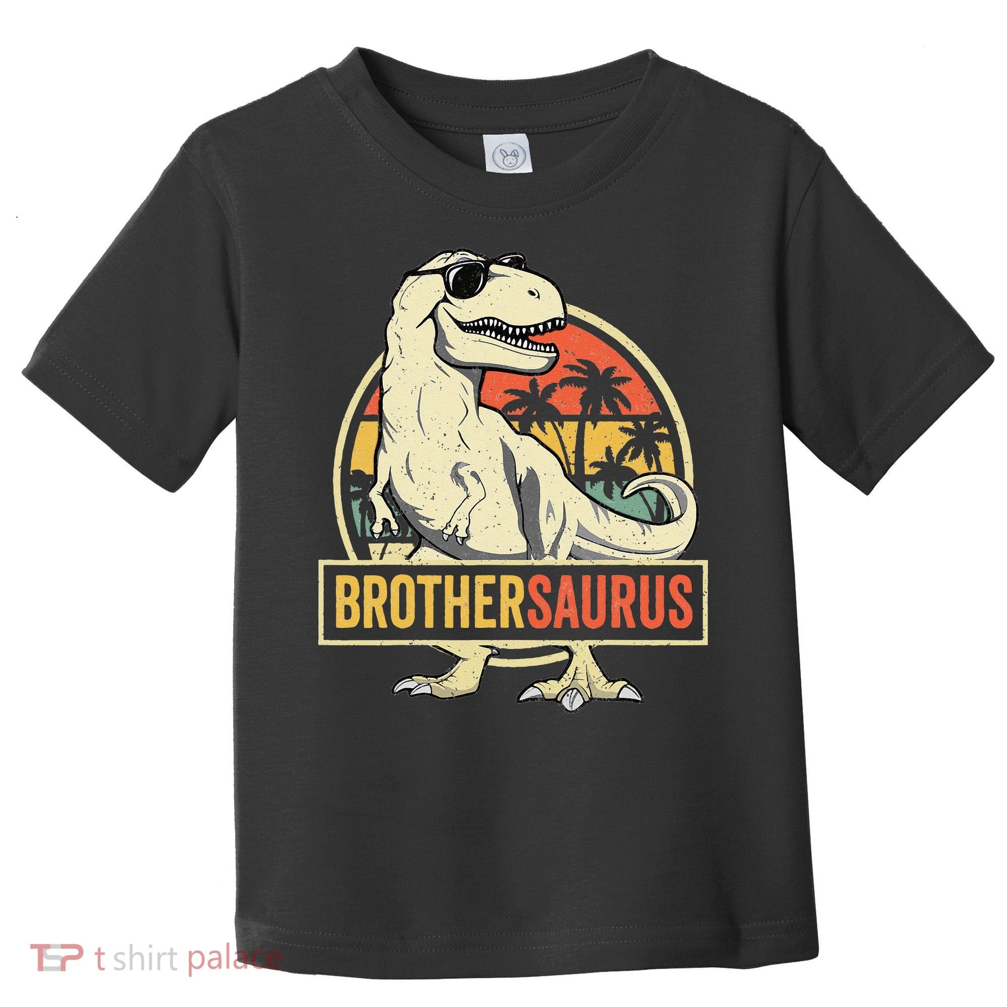 Brothersaurus T Rex Dinosaur Brother Saurus Family Matching Toddler T-Shirt
