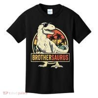 Brothersaurus T Rex Dinosaur Brother Saurus Family Matching Kids T-Shirt thumb 0