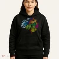 Brain Typography Rn Nurse Neurologist Doctor Word Bubble Hoodie thumb 5