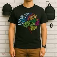 Brain Typography Rn Nurse Neurologist Doctor Word Bubble T-Shirt thumb 6