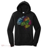 Brain Typography Rn Nurse Neurologist Doctor Word Bubble Women's Hoodie thumb 0