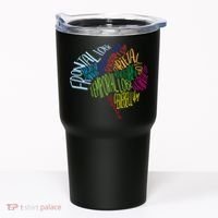 Brain Typography Rn Nurse Neurologist Doctor Word Bubble Tumbler thumb 0
