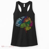Brain Typography Rn Nurse Neurologist Doctor Word Bubble Women's Tank Top thumb 0