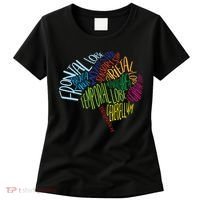 Brain Typography Rn Nurse Neurologist Doctor Word Bubble Women's T-Shirt thumb 0
