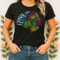 Brain Typography Rn Nurse Neurologist Doctor Word Bubble Women's T-Shirt thumb 2