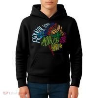 Brain Typography Rn Nurse Neurologist Doctor Word Bubble Kids Hoodie thumb 4