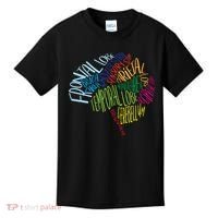 Brain Typography Rn Nurse Neurologist Doctor Word Bubble Kids T-Shirt thumb 0