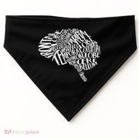 Brain Typography Rn Neuroscience Nurse Neurologist USA-Made Doggie Bandana thumb 0