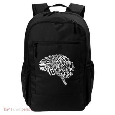 Brain Typography Rn Neuroscience Nurse Neurologist Backpack