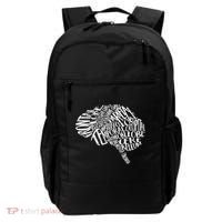 Brain Typography Rn Neuroscience Nurse Neurologist Backpack thumb 0