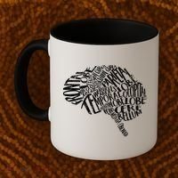 Brain Typography Rn Neuroscience Nurse Neurologist Coffee Mug thumb 2
