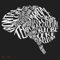 Brain Typography Rn Neuroscience Nurse Neurologist Tumbler thumb 3