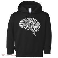 Brain Typography Rn Neuroscience Nurse Neurologist Toddler Hoodie thumb 0